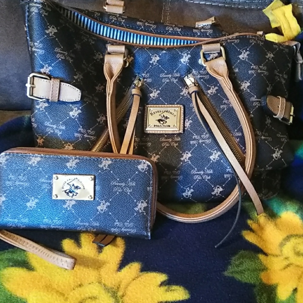 Polo handbag and matching wallet
